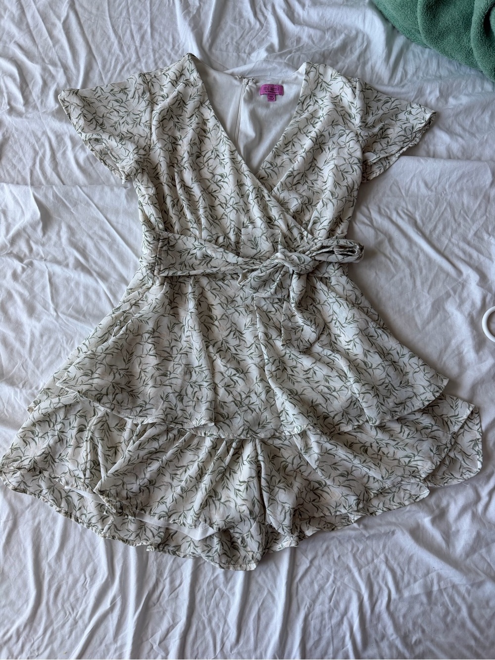Printed Flowy Romper